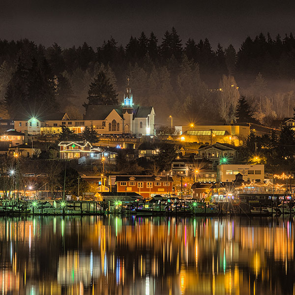 Poulsbo at Night